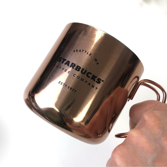 STARBUCKS copper camping cups - set of two NEW - Picture 4 of 8